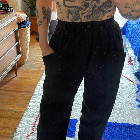 Special Vintage Wool Pants with Unique Pockets - Picture 10 of 10